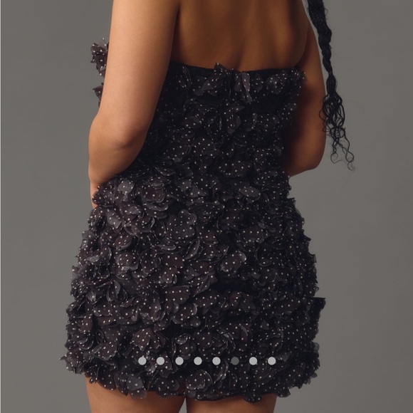 NWT By Anthropologie 3D Floral Polka Dot
Mini Dress - Picture 3 of 9